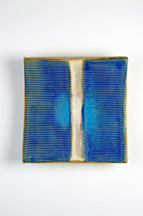 bridge contemporary ceramic wall hanging by gary wood